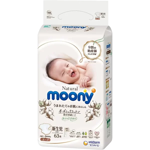 Tả dán Moony trắng NB63