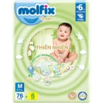 Tã dán Molfix Thiên Nhiên M76+6