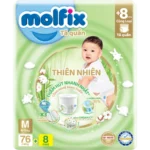 Tã quần Molfix Thiên Nhiên M76+8