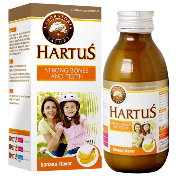 Siro Hartus Strong Bones And Teeth - Bổ Sung Canxi Cho Trẻ