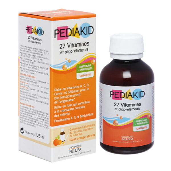 Siro Pediakid 22 Vitamines hỗ trợ bổ sung vitamin và khoáng chất