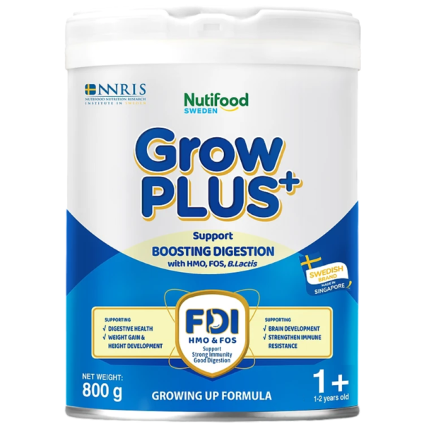 Sữa bột Growplus xanh nhạt 800g 1+ (12-24 tháng)
