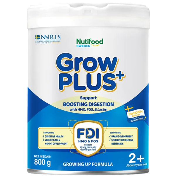 Sữa bột Growplus xanh nhạt 800g 2+ (24-36 tháng)