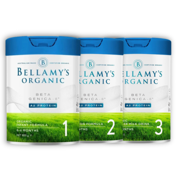 Sữa Bellamy's Organic A2 cho bé số 1, 2, 3 800g
