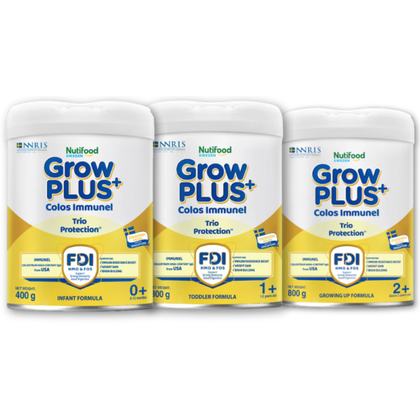 Sữa công thức GrowPlus Colos Immunel 800g (số 1, số 2, số 3)